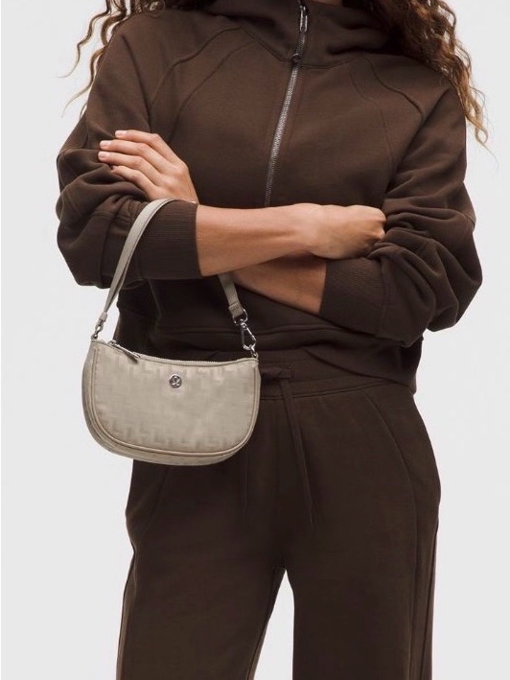 Lululemon Mini Shoulder Bag 1L City Essentials *L Monogram Jacquard-NWT - Picture 2 of 13